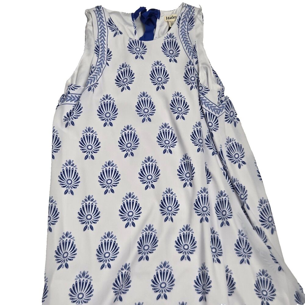 white sleeveless trapeze/A-line dress by Hatley size M